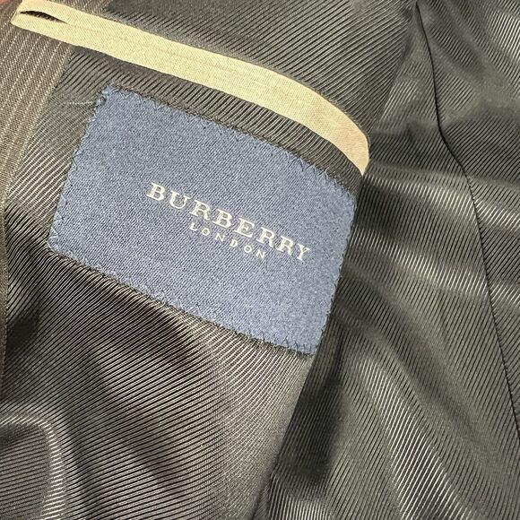 BURBERRY London Blazer Mens Sz 40R 100% Wool USA Woven Sport Coat Preppy Luxury - Picture 9 of 12